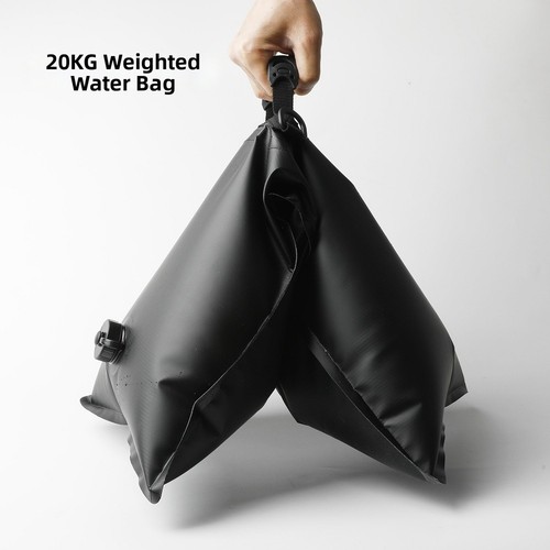 Fillable black water bag - black, for